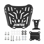 Rear Rack Zontes 150X / 125X — 4 mm Iron Luggage Carrier, Black