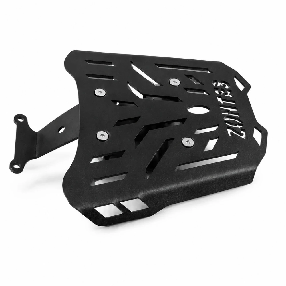 Rear Rack Zontes 150X / 125X — 4 mm Iron Luggage Carrier, Black