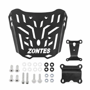Rear Rack Zontes 150X / 125X — 4 mm Iron Luggage Carrier, Black