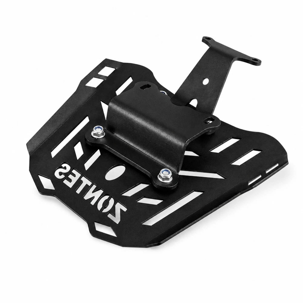Rear Rack Zontes 150X / 125X — 4 mm Iron Luggage Carrier, Black