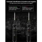 Probador de circuitos eléctricos DY18 para diagnóstico automotriz con cable de 4 metros