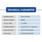 Puhui T-962 V2.0 Infrared Reflow Oven for PCB and SMD BGA Components