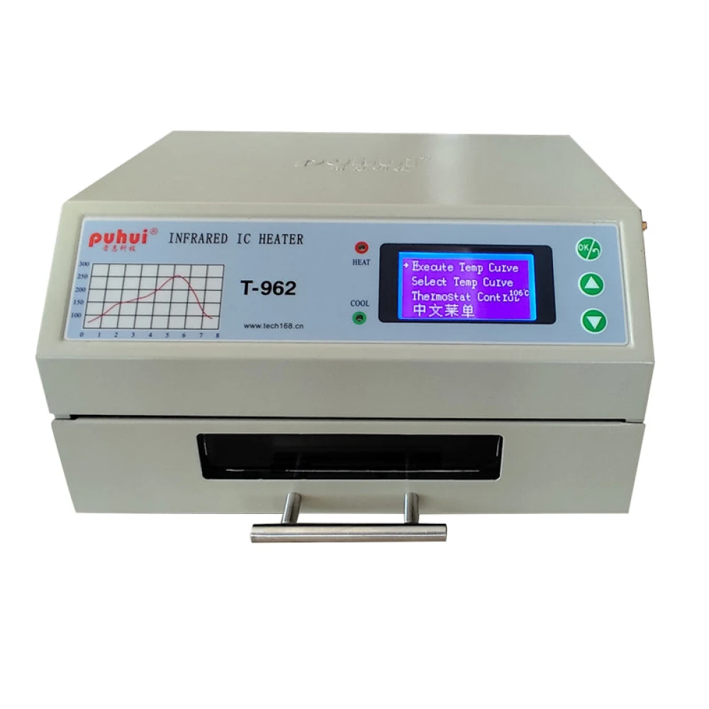 Puhui T-962 V2.0 Infrared Reflow Oven for PCB and SMD BGA Components