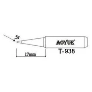 Aoyue 938 soldering iron tip replacement, compatible only with Aoyue 938