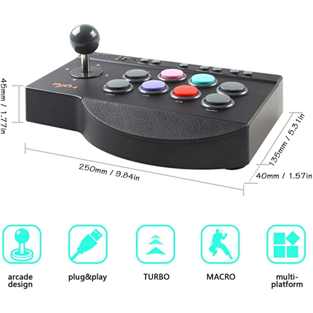 PXN 0082 Arcade Stick for PS3 - Multi-Platform Arcade Joystick