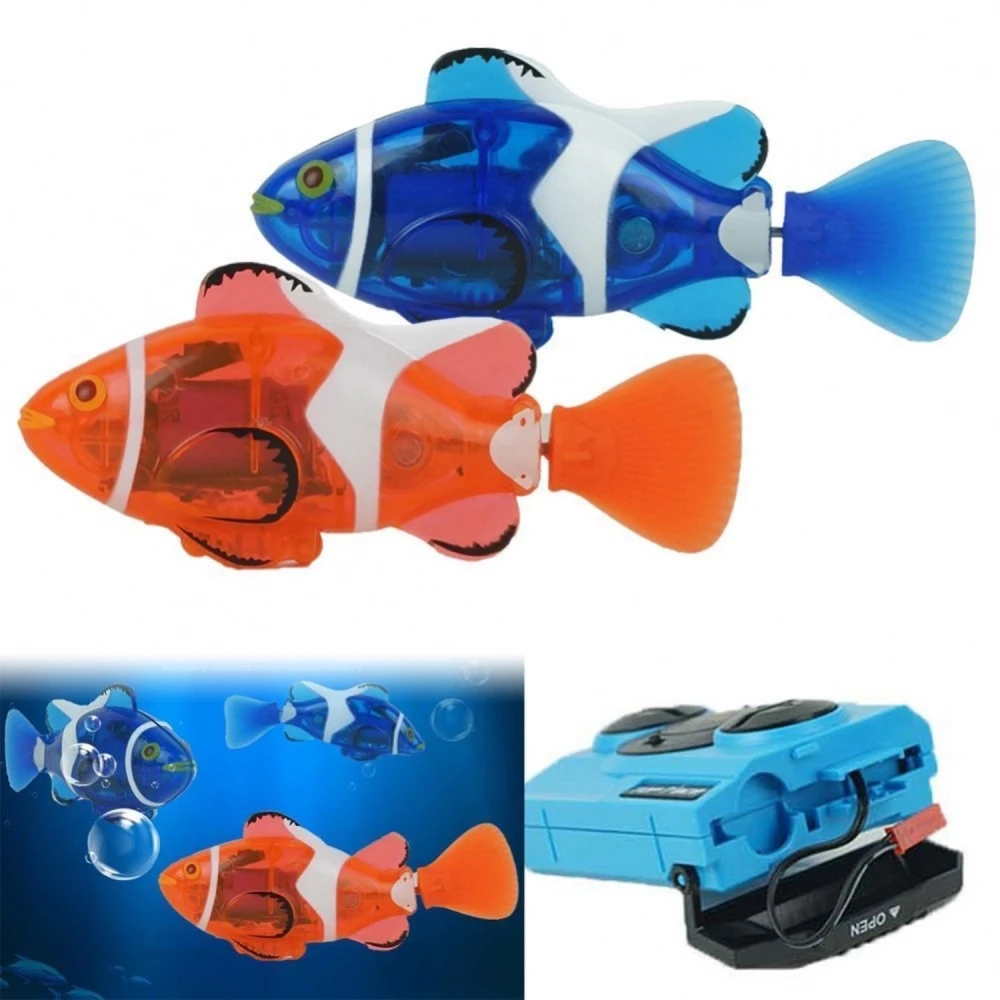 RC Mini Clown Fish: Electric Clownfish Toy with Infrared Remote Control