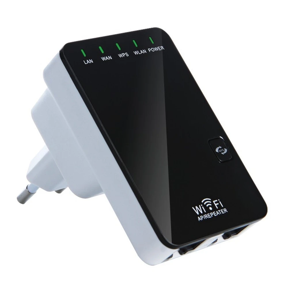 300 Mbps WiFi Repeater with 2 RJ45 Ports - Extender and Access Point