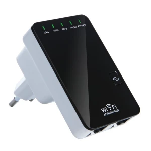 300 Mbps WiFi Repeater with 2 RJ45 Ports - Extender and Access Point