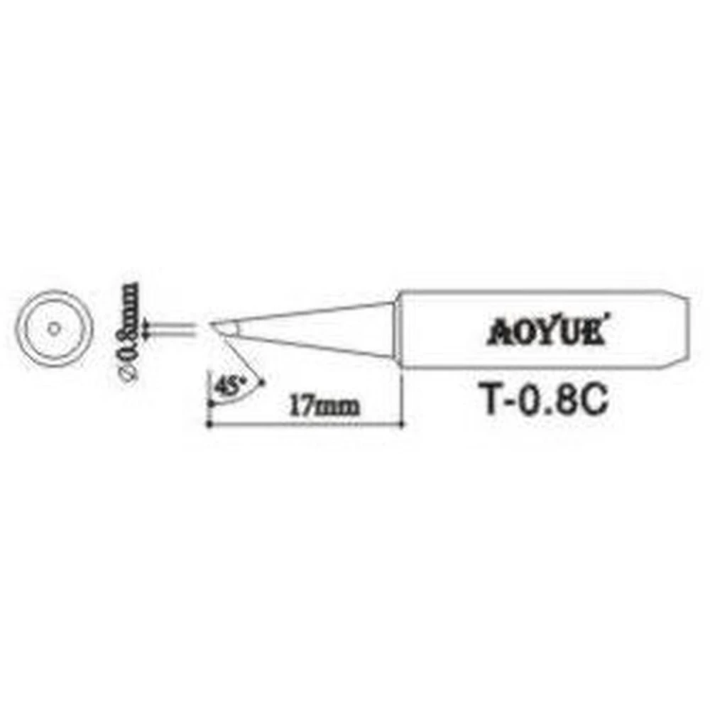 Aoyue T0,8c Soldering Iron Tip Replacement for Soldering Stations