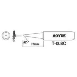 Aoyue T0,8c Soldering Iron Tip Replacement for Soldering Stations