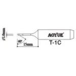 Aoyue T1C soldering iron tip replacement for soldering stations