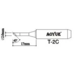 Aoyue T2c Soldering Iron Tip Replacement for Soldering Stations