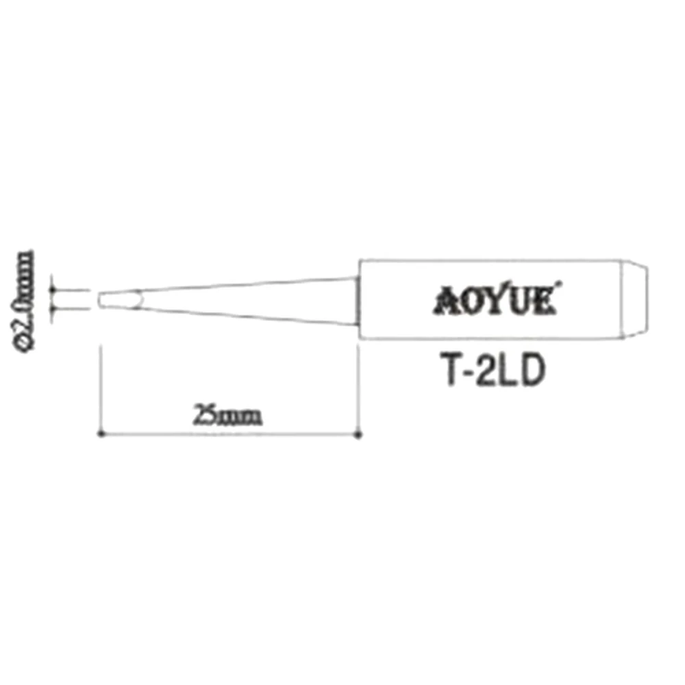 Aoyue T2LD soldering iron tip replacement for soldering stations