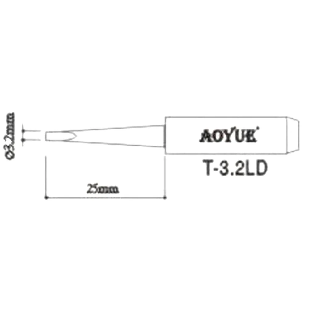 Aoyue T3,2LD soldering iron tip replacement for soldering stations
