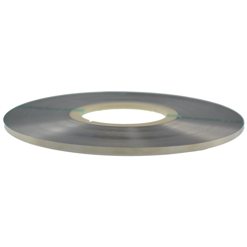 Detalle de tira acero niquelado para máquina soldar Sunkko 709A