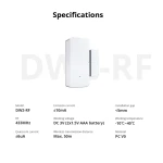 SONOFF DW2 RF wireless door and window sensor for home security alarm