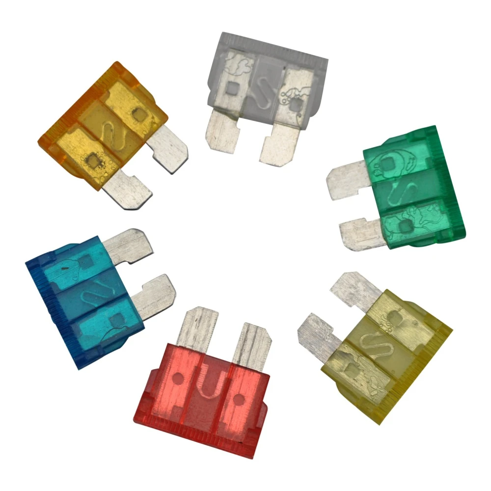 Car and Motorcycle Fuse Kit 120 Pieces 5A 10A 15A 20A 25A 30A TSX TOOL