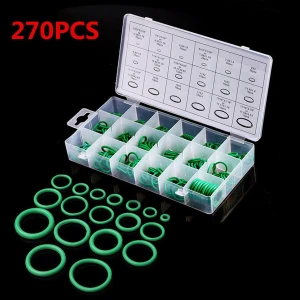270 Pc Green O-Ring Set for Air Conditioning in 18 Sizes