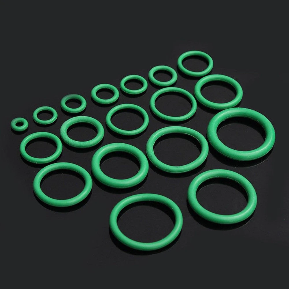 Set 270 piezas juntas tóricas verdes para sistemas de climatización coche
