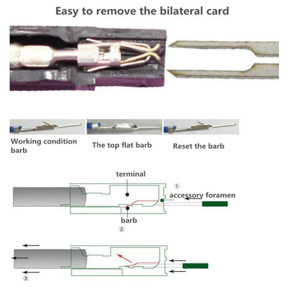 29-Piece Stainless Steel Car Terminal Removal Tool Set TSX TOOL