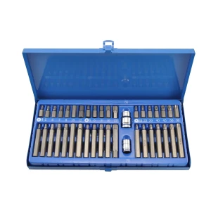 40pc Torx and Hex Bit Set 1/2'' 3/8'' for Car