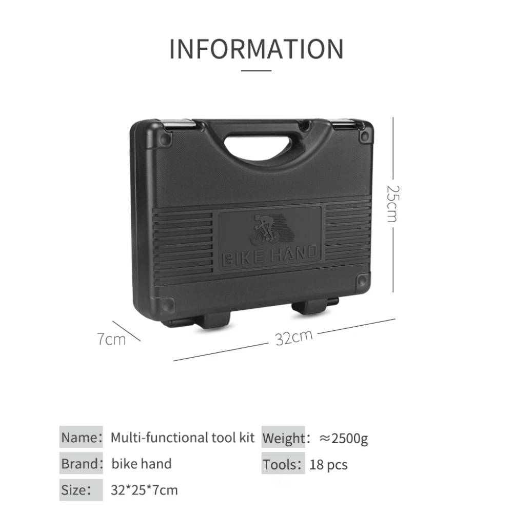 Bikehand 18-in-1 Bicycle Tool Set - Multi-Tool Kit