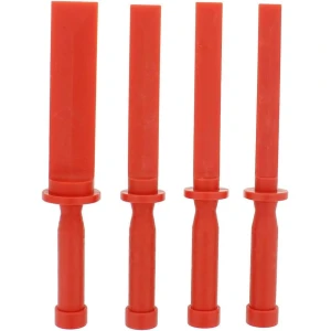 4-Piece Plastic Chisel Scraper Set for Safe Adhesive Removal