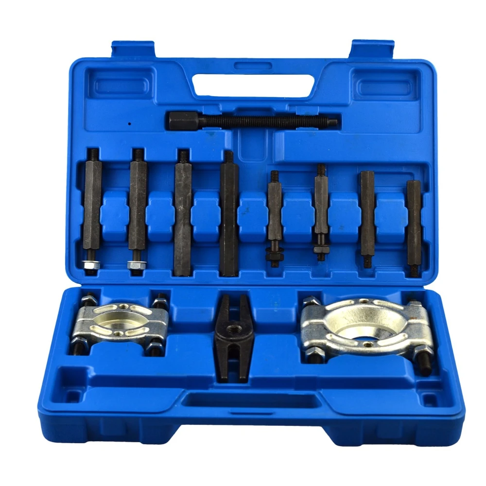 Professional 17-Piece Bearing Puller Set with 2 Splitters TSX TOOL