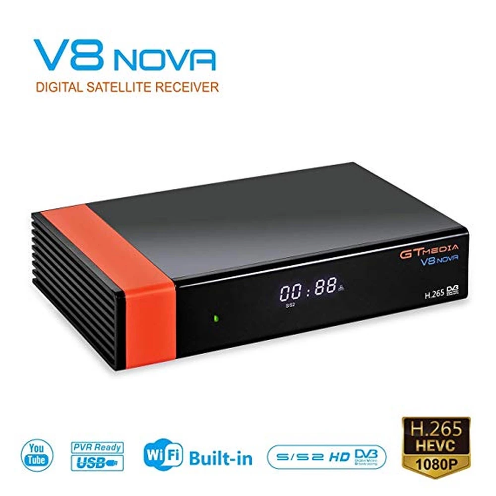 Freesat V8 Nova HD Satellite Receiver with WiFi Adapter