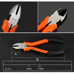 SK-516 173mm Heavy Duty Diagonal Cutting Pliers TSX TOOL