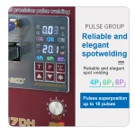 Sunkko 737DH Spot Welder for 18650 14500 21700 Lithium Battery Building