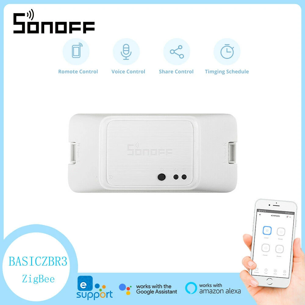 Sonoff Basic Zbr3 Zigbee Switch - Wireless Smart Home Module