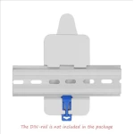 Vista lateral del Sonoff DR montado en riel DIN