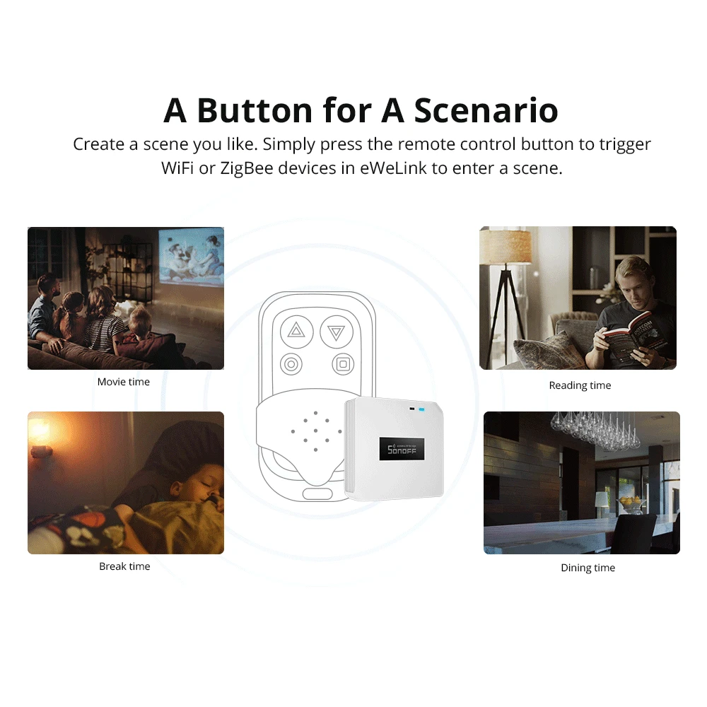 Sonoff RF Bridge R2 433MHz WiFi - RF to WiFi Bridge