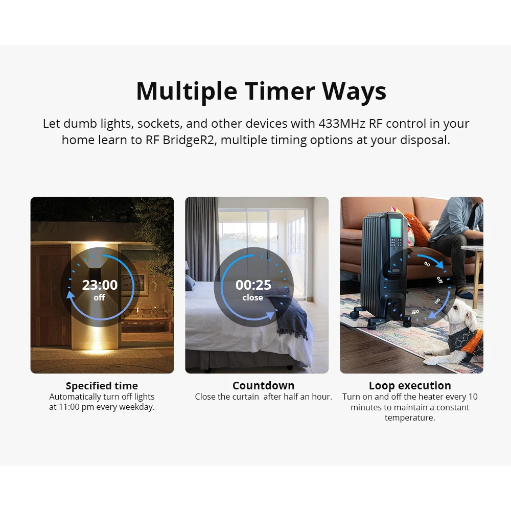 Sonoff RF Bridge R2 433MHz WiFi - RF to WiFi Bridge