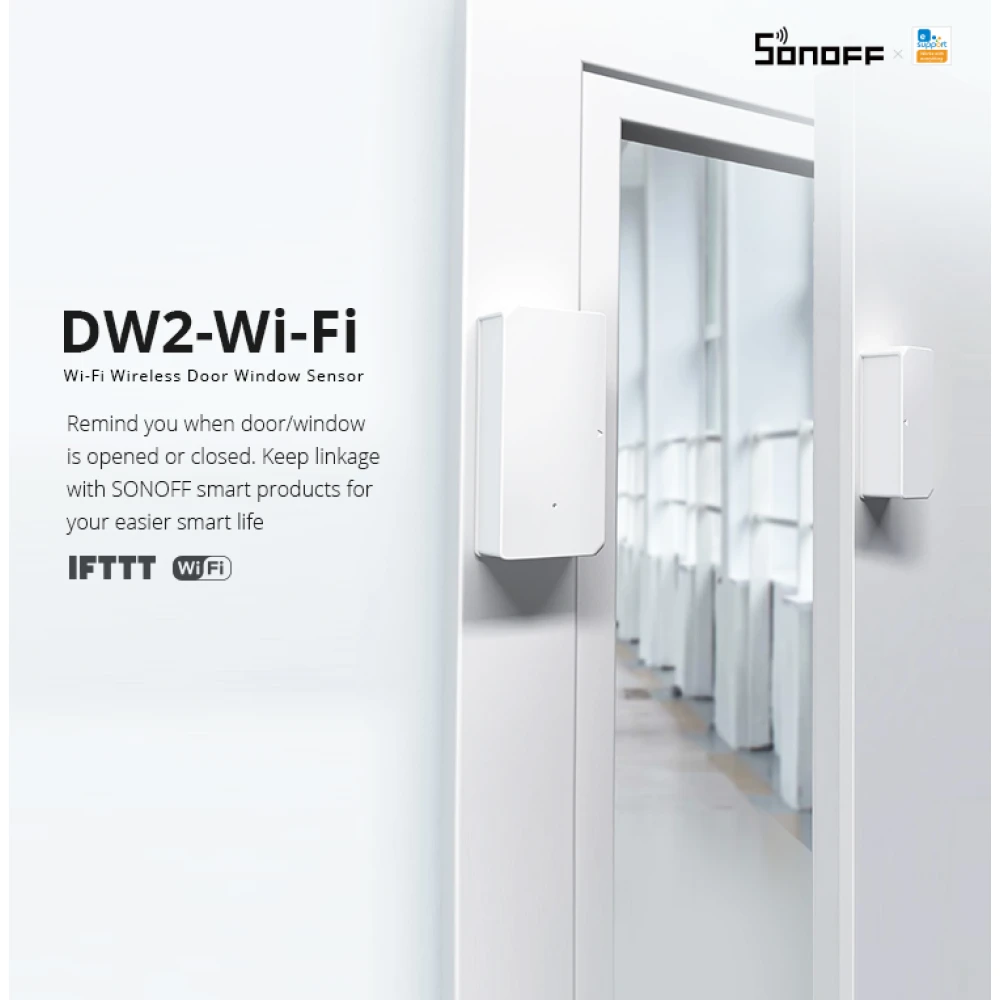 SONOFF SDW2 WiFi Wireless Door and Window Sensor
