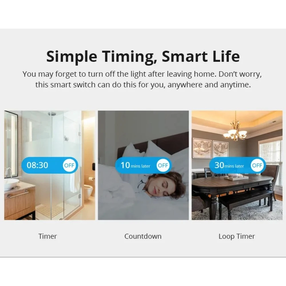 SONOFF ZBMINI ZigBee Mini Smart Switch for 2-Way Light Control