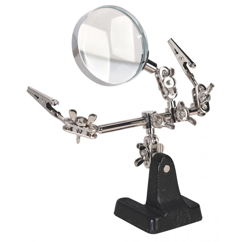 Mlink hands-free magnifier stand for electronics and hobby