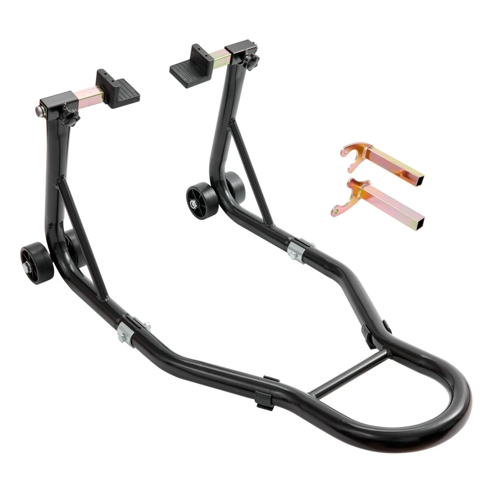 Rear Motorcycle Wheel Stand with 385 kg Capacity and Adjustable