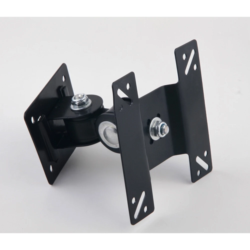 Detalle del soporte TV giratorio e inclinable VESA 75/100 en color negro