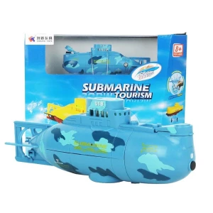 Mini 3-Channel RC Submarine - Rc Micro Submarine Blue Satkit