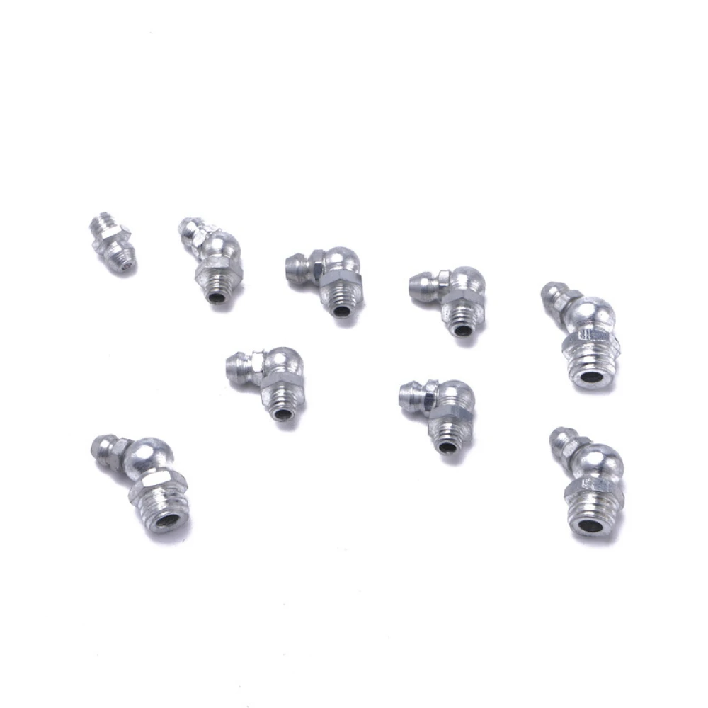 Boquillas de engrase hidráulicas métricas M6 M8 M10 en modelos rectos y angulares