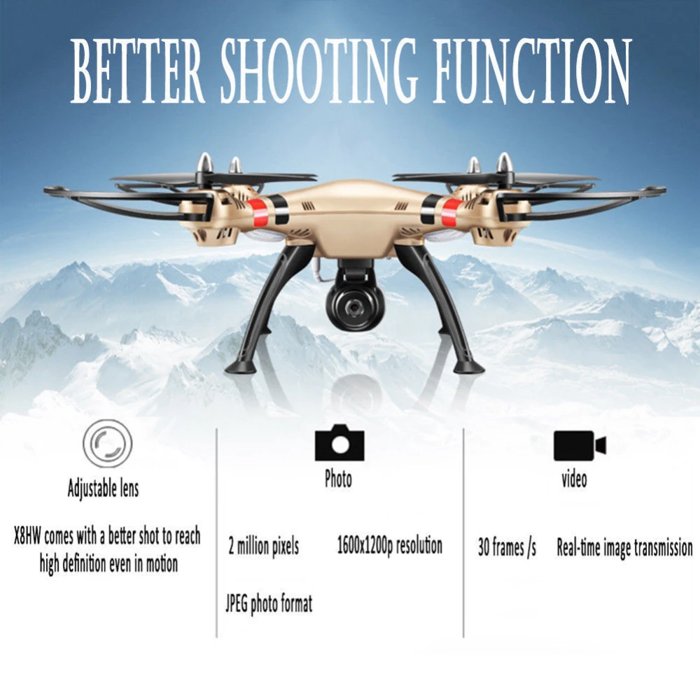 Syma X8hw FPV Drone Quadcopter with HD WiFi Camera