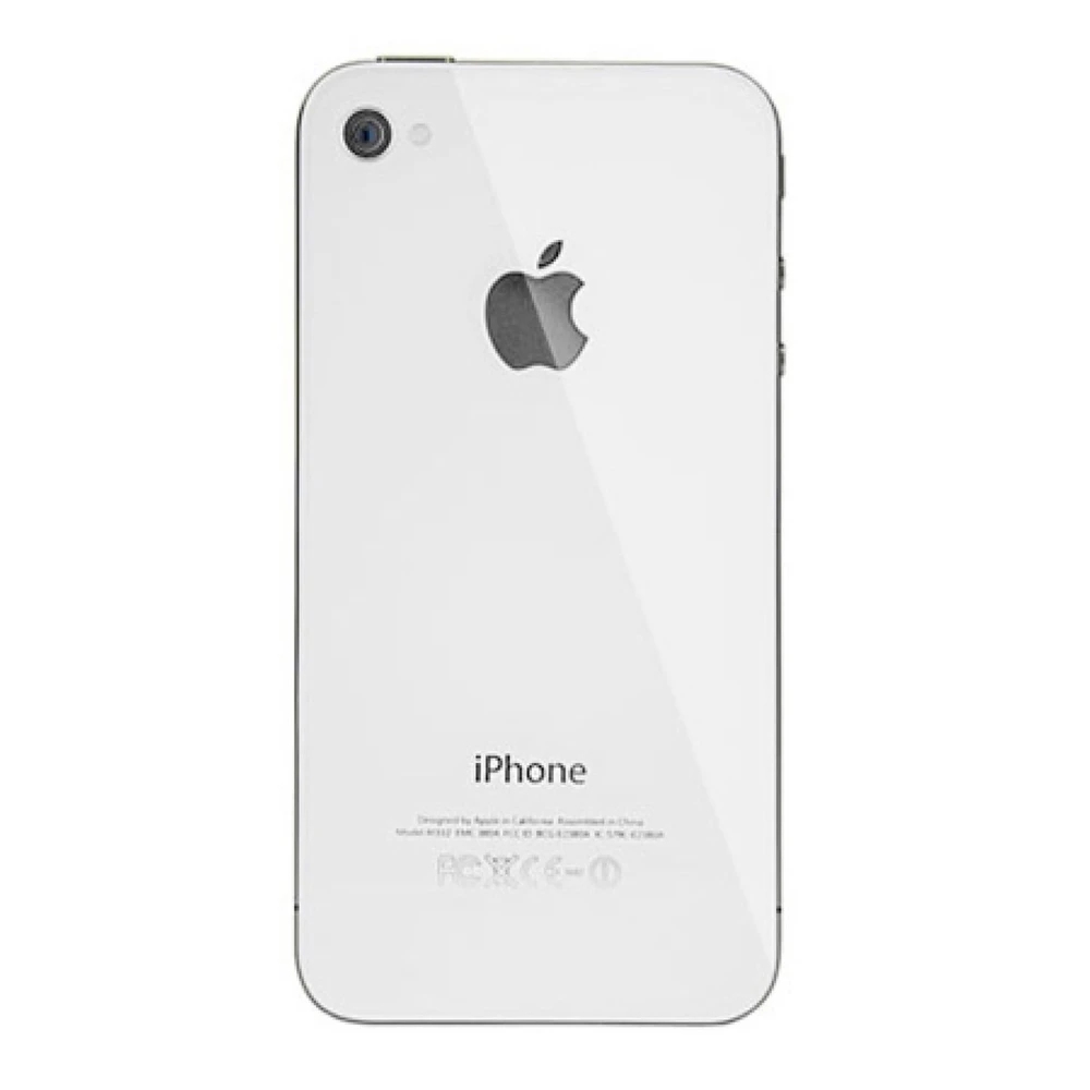 iPhone 4 White Glass Back Cover for Repair and Original Spare Part
