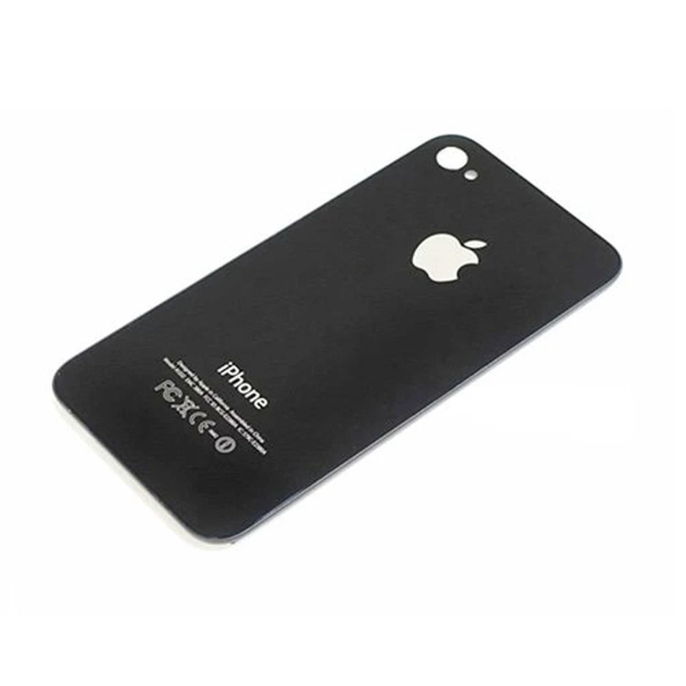 iPhone 4 black glass back cover for repair and original replacement