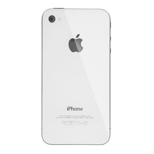 iPhone 4S White Glass Back Cover - Satkit Original Replacement