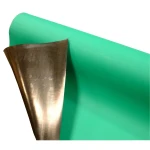 Detalle del tapete antiestatico satkit verde 60x75cm para electrónica