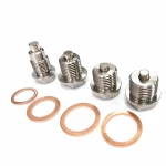 Magnetic Stainless Steel Oil Drain Plug M12 x 1.5 with Washer – Car & Motorcycle Sump