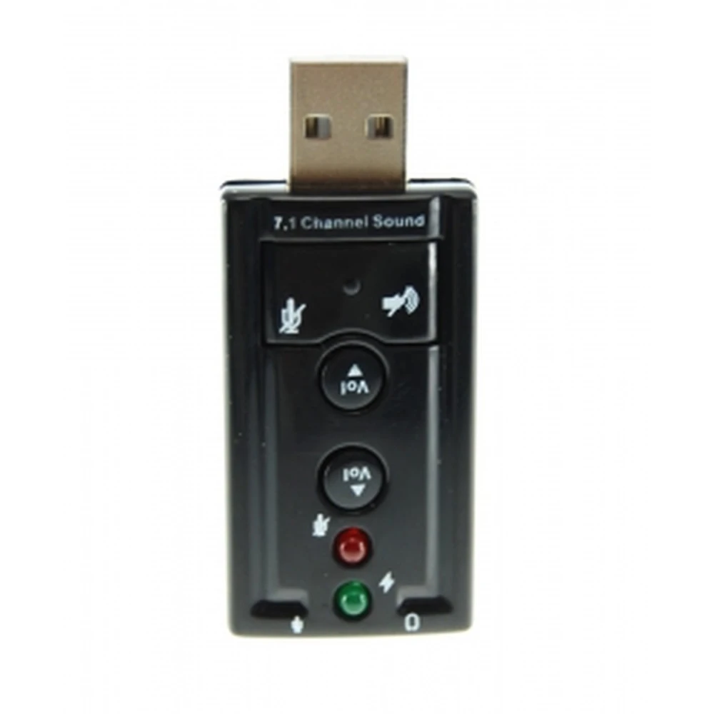 7.1 USB Sound Card Compatible with Windows, Linux and Mac