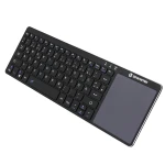 Ultra-slim and portable 2.4GHz wireless keyboard with touchpad for Smart TV and PC